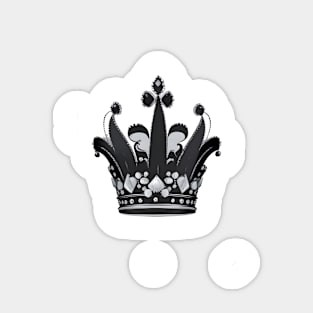 Black crown Sticker